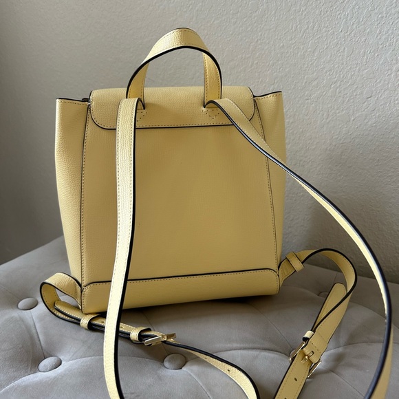 Kate Spade Kristi Flap Backpack & Madison Slim Card Holder Butter - Picture 5 of 11